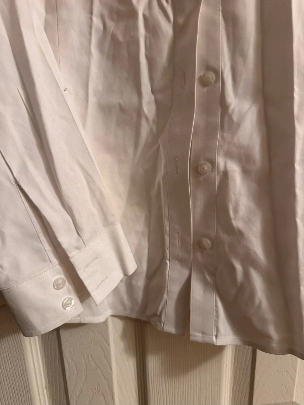 Chico's White Women’s Dress Shirt - Classic Button-Down